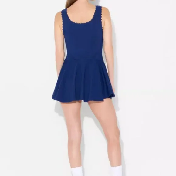 Wild Fable Women's Game Day Lace Drop Waist Mini Skater Dress - Picture 2 of 3